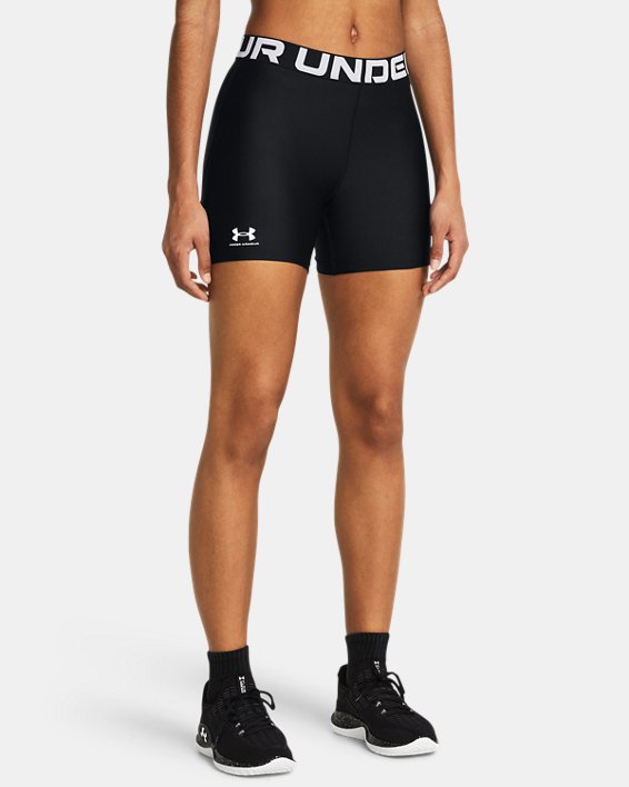 Women's HeatGear® Middy Shorts in Black image number 0